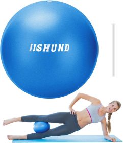 Pilates Ball, 9 Inch Small Exercise Soft Workout Yoga Ball with Exercise Guide, for Home Gym Yoga, Pilates, Core Training, Workout, Balance, Stab