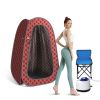 Portable Full Size Steam Sauna Portable Steam Sauna Box Sauna Tent with Steamer, at-Home Sauna 2.6L 1000W Steam Generator, Foldable Chair, Footpad