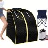 Portable Steam Sauna, Stainless Steel Stand, 2.6L Personal Therapeutic Sauna For Weight Loss, Detox Relaxation, Suana Room With Remote Control
