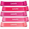 Fitness belt 5P Resistance Bands for Legs and Butt-Resistance Bands for Women Butt and Legs; Workout Bands for Women; Fabric Booty Resistance Bands Se
