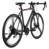 Road Bike, 700C Wheels Racing Bike, SHIMANO 21 Speeds Drivetrain System City Commuter Road Bicycle, Urban Adult Sport Bike with Carbon Steel Frame