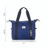 Navy duffle bag