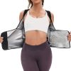 Womens Sauna Sweat Suit Weight Loss Waist Trainer Shirt
