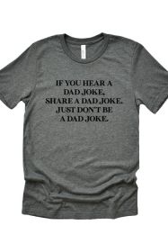 Dad Joke Tee (Color: Mustard, size: XL)