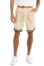 Solid Athletic Basketball Sports Shorts (Color: ROYAL, size: 3XL)