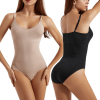 Postpartum Recovery Body Shaper for Women - Adjustable Strap Seamless Tummy Control Bodysuit