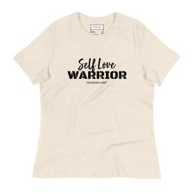 Women's relaxed t-shirt Self Love Warrior (Color: Heather Prism Natural, size: XL)