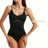 Postpartum Recovery Body Shaper for Women - Adjustable Strap Seamless Tummy Control Bodysuit