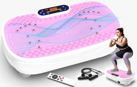 Vibration Plate Fitness Platform Exercise Machine (Color: as Pic)